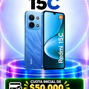 Xiaomi Redmi 15C 128GB a crédito con cuota inicial desde $50.000 en Medellín