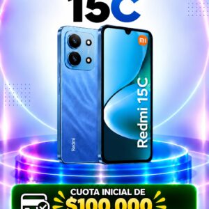 Xiaomi Redmi 15C 256GB a crédito con cuota inicial desde $100.000 en Medellín