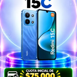 Xiaomi Redmi 15C 256GB a crédito con cuota inicial desde $75.000 en Medellín