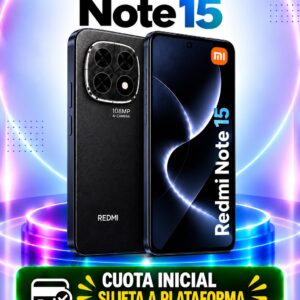 Xiaomi Redmi Note 15 256GB a crédito con cuota inicial según tu estudio de crédito en Medellín